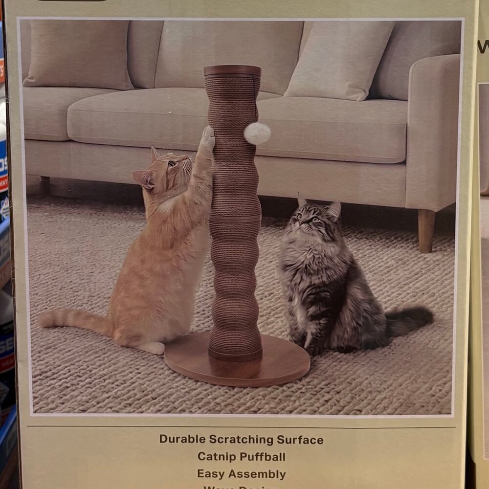 Friends Forever Cat Wave Scratching Post 28”